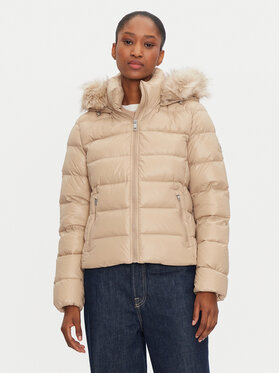 Tommy Hilfiger Tommy Hilfiger Geacă din puf WW0WW43520 Bej Regular Fit