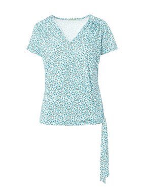 QUIOSQUE QUIOSQUE Halenka MINT MEADOW BLOUSE Modrá Regular Fit