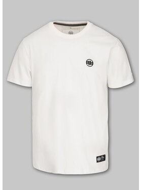 PITBULL PITBULL T-Shirt Koszulka męska Garment Washed SMALL LOGO L Biały Regular Fit