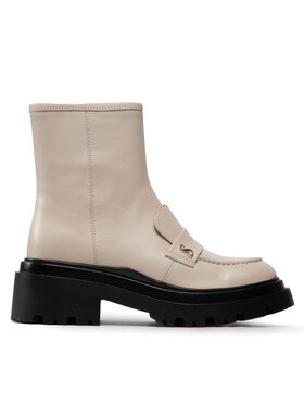 Simple Simple Botine SL-26-02-000038 Écru