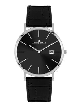 Jacques Lemans Jacques Lemans Zegarek 1-2171.2A Czarny