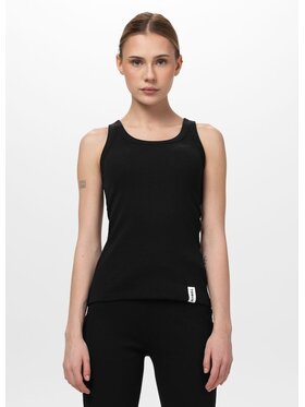 PITBULL PITBULL Tank top Rib LAYLA II Czarny Regular Fit