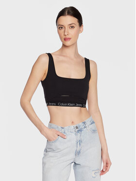 Calvin Klein Jeans Calvin Klein Jeans Сутиен-топ J20J220772 Черен