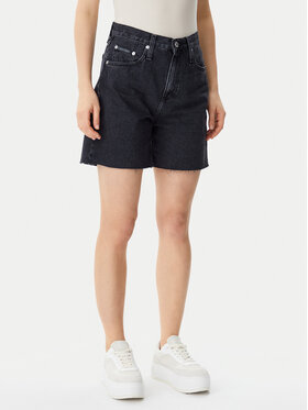Calvin Klein Jeans Calvin Klein Jeans Džínsové šortky J20J225190 Čierna Loose Fit