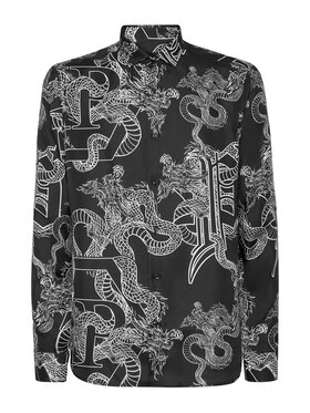 PHILIPP PLEIN PHILIPP PLEIN Camicia 11469 Nero Fitted Fit