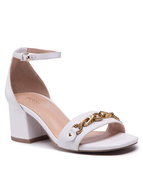 Guess Guess Sandale Sara FL6SRA LEA03 Alb