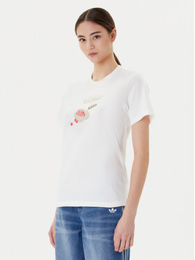 adidas adidas T-shirt Farmers Market Graphic JN2543 Bianco Regular Fit