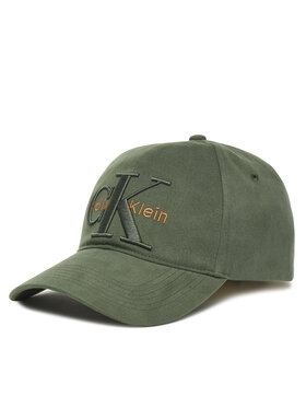 Calvin Klein Calvin Klein Шапка с козирка Large Monologo LV04D5039G Зелен