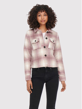 ONLY ONLY Demisezoninė striukė Lou 15208838 Rožinė Regular Fit
