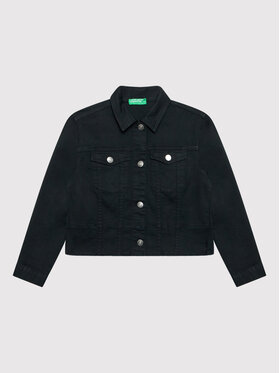 United Colors Of Benetton United Colors Of Benetton Дънково яке 2RISCN00G Черен Regular Fit