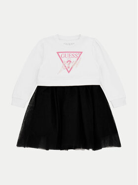 Guess Guess Ежедневна рокля K4YK09 KB8R0 Бял Regular Fit