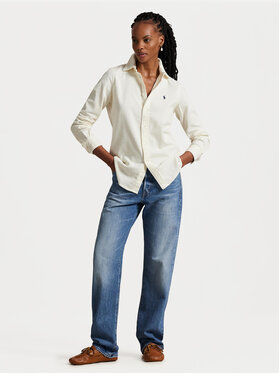Polo Ralph Lauren Polo Ralph Lauren Srajca 211971526005 Écru Slim Fit