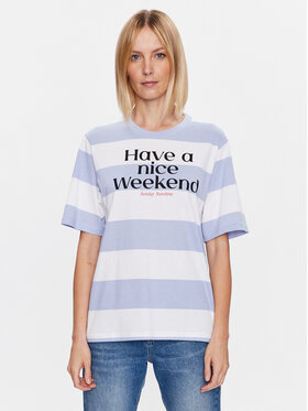 United Colors Of Benetton United Colors Of Benetton Футболка 35U4D103E Cиній Relaxed Fit