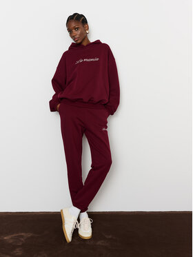 La Mania La Mania Pantaloni da tuta RIDGE Bordeaux Active Fit