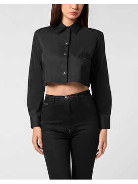 PHILIPP PLEIN PHILIPP PLEIN Košeľa 26471 Čierna Fitted Fit