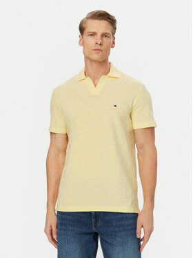 Tommy Hilfiger Tommy Hilfiger Polokošile Textured Oxford Pique MW0MW38482 Světle žlutá Regular Fit