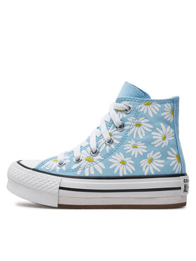 Converse Tenisice Chuck Taylor All Star Lift Platform Floral A06338C Plava