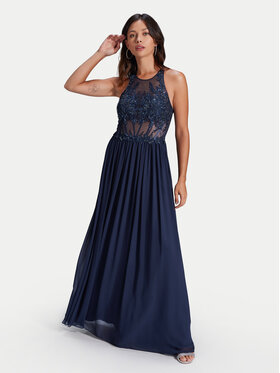 Hey Kyla Swing Rochie de seară 5AH024HK Bleumarin Slim Fit