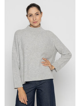 Deni Cler Milano Deni Cler Milano Sweter T-DC-S467-D5-85-80-1 Szary Loose Fit