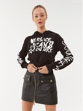 Versace Jeans Couture Versace Jeans Couture Суитшърт 75HAIT16 Черен Regular Fit