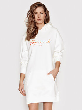 Sprandi Sprandi Robe en tricot SP22-SUD010 Blanc Relaxed Fit