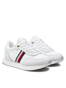 Tommy Hilfiger Superge Essential Runner Global Stripes FW0FW08005 Bela