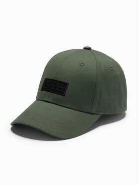 Ombre Ombre Czapka z daszkiem OM-ACCS-0104 Khaki