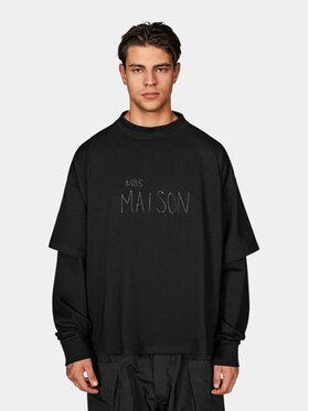 MADE BY SOCIETY MADE BY SOCIETY T-Shirt Silent Form - T17847 Czarny Basic Fit