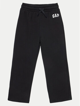 Gap Gap Hlače iz tkanine 645346-00 Črna Regular Fit