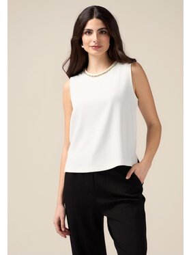 Oltre Oltre Blusa 2459R103016N011 Bianco Regular Fit