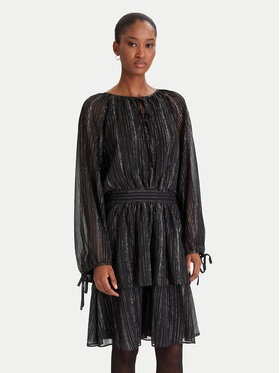 DKNY DKNY Коктейльна сукня DD5H1H71 Чорний Regular Fit