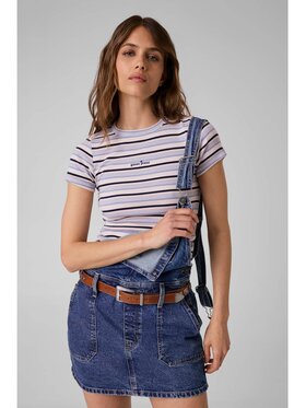 Guess Guess T-Shirt 183555 Niebieski Classic Fit