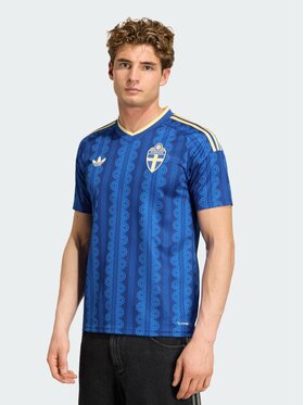 adidas adidas Koszulka techniczna 167638 Niebieski jasny Slim Fit
