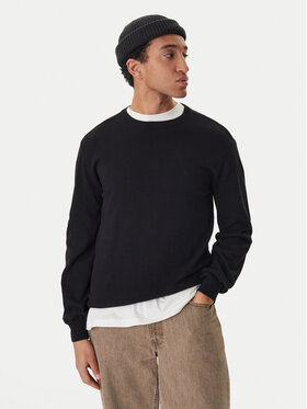 Element Element Sweter Icon Embroidery ELYSW00115 Czarny Regular Fit