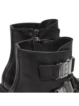 Tommy Jeans Čizme Tjw Chunky Boot Hardware EN0EN02443 Crna