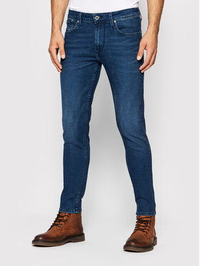 Pepe Jeans Pepe Jeans Jeansy Finsbury PM200338 Modrá Skinny Fit