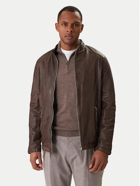 Milestone Milestone Lederjacke Oliverio 611099 60770 Braun Regular Fit