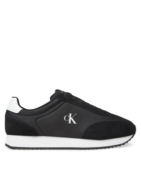Calvin Klein Jeans Calvin Klein Jeans Sneakersy Retro Runner Lace Up Ny-Su YM0YM01325 Czarny