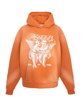 Magda Matyja Magda Matyja Bluza ORANGE HOODIE Pomarańczowy Oversize