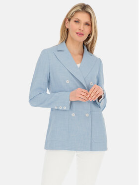 Potis & Verso Potis & Verso Marynarka Dorian Niebieski Slim Fit