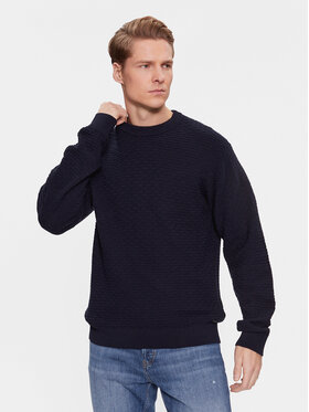 Hugo Hugo Džemperis Sonderson 50500007 Tumši zils Regular Fit