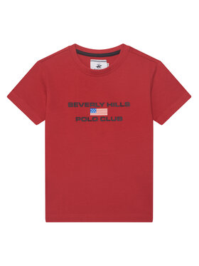 Beverly Hills Polo Club Beverly Hills Polo Club Тишърт P-SS26B-TS0132 Червен Regular Fit