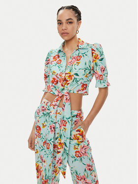 Guess Guess Cămașă W4GH42 WG4G0 Colorat Regular Fit