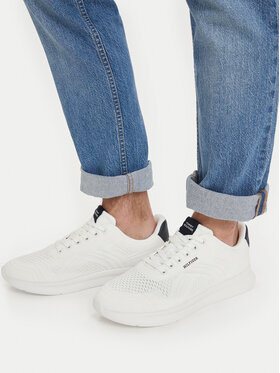 Tommy Hilfiger Tommy Hilfiger Sneakersy Lightweight Runner Mix FM0FM05755 Biela