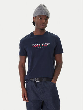 Tommy Jeans Tommy Jeans T-Shirt DM0DM21978 Tmavomodrá Regular Fit