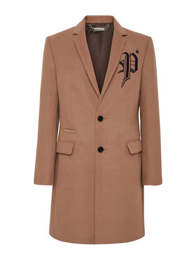 PHILIPP PLEIN PHILIPP PLEIN Kabát 481 Béžová Regular Fit