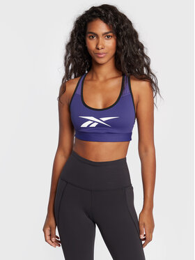Reebok Reebok Спортивний бюстгальтер Lux Vector HI6208 Фіолетовий