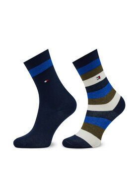 Tommy Hilfiger Tommy Hilfiger Zestaw 2 par wysokich skarpet dziecięcych 354009001 Kolorowy