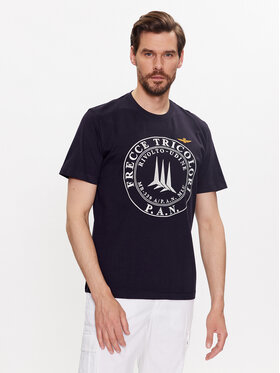 Aeronautica Militare Aeronautica Militare Tričko 231TS2075J558 Tmavomodrá Regular Fit