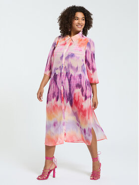 Fiorella Rubino Fiorella Rubino Koszula 5060T101554N0S9 Fioletowy Regular Fit